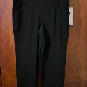 Black High-Waisted Leggings "Women with Control" pants